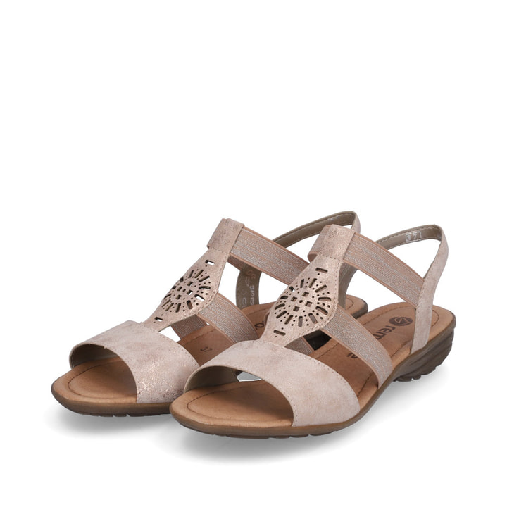 Remonte Artikelnummer R3666-31 remonte Damen Riemchensandalen rosa-metallic