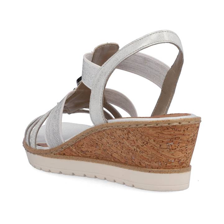 Remonte Artikelnummer R6264-80 Remonte Damen Keilsandaletten Blütenweiß-mondgrau