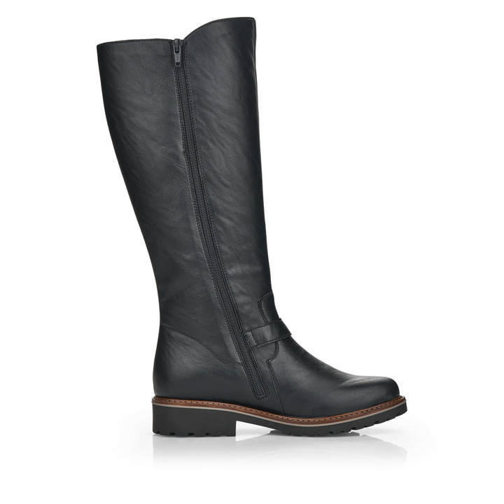 Remonte Artikelnummer R6590-01 Remonte Damen Hochschaftstiefel Nachtschwarz