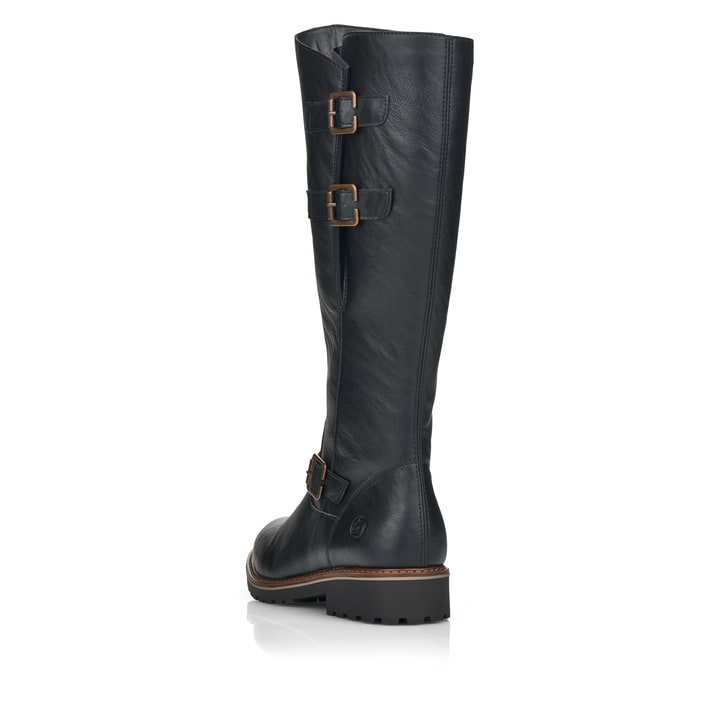 Remonte Artikelnummer R6590-01 Remonte Damen Hochschaftstiefel Nachtschwarz