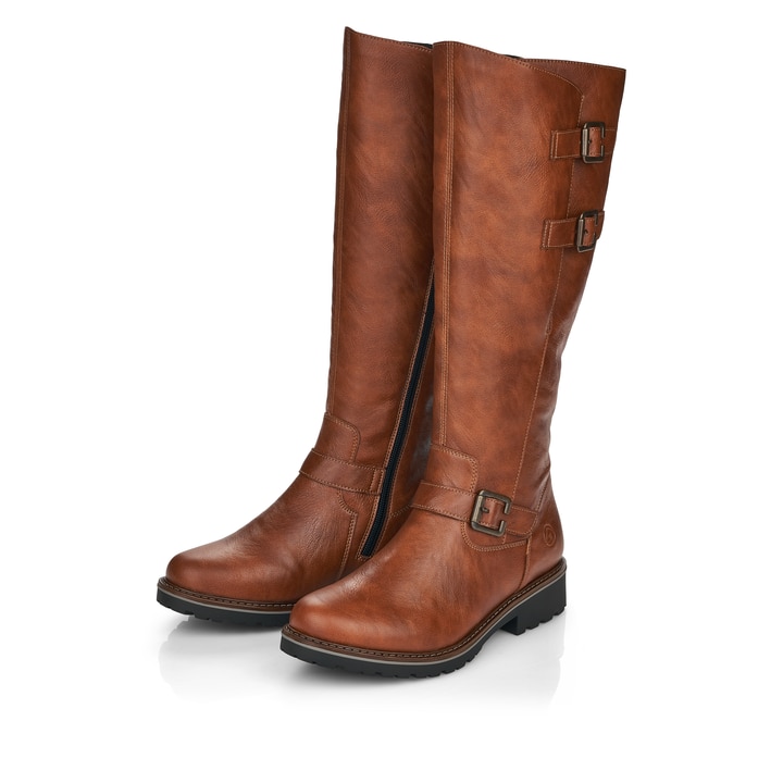 Remonte Artikelnummer R6590-22 remonte Damen Hochschaftstiefel kaffeebraun