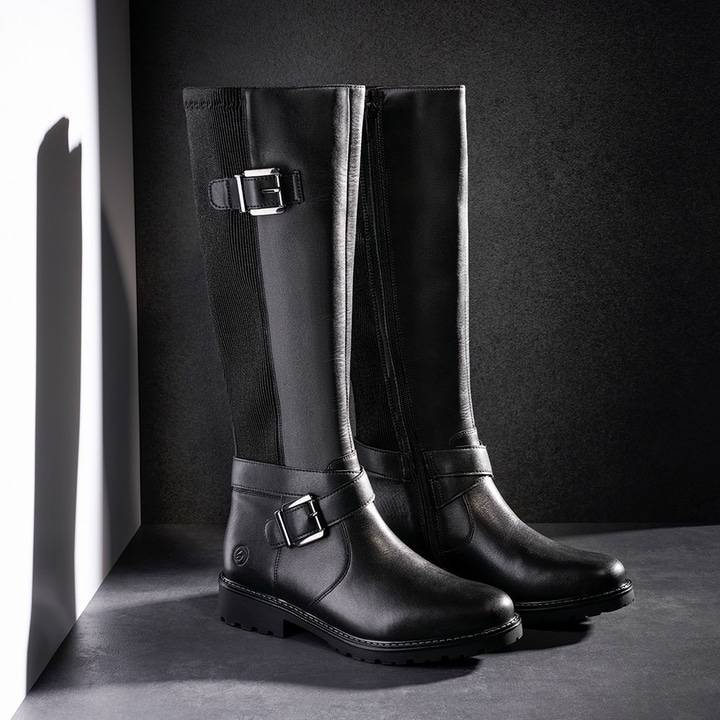 Remonte Artikelnummer R6593-00 remonte Damen Hochschaftstiefel nachtschwarz