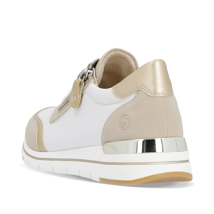 Remonte Artikelnummer R6709-80 Remonte Damen Sneaker Reinweiß-lehmbeige