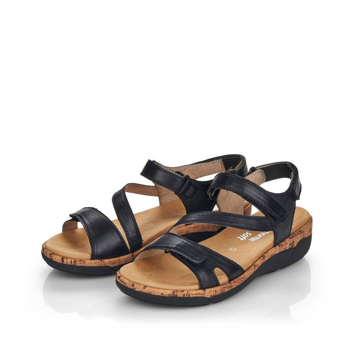 Remonte Artikelnummer R6850-01 remonte Damen Riemchensandalen tiefschwarz