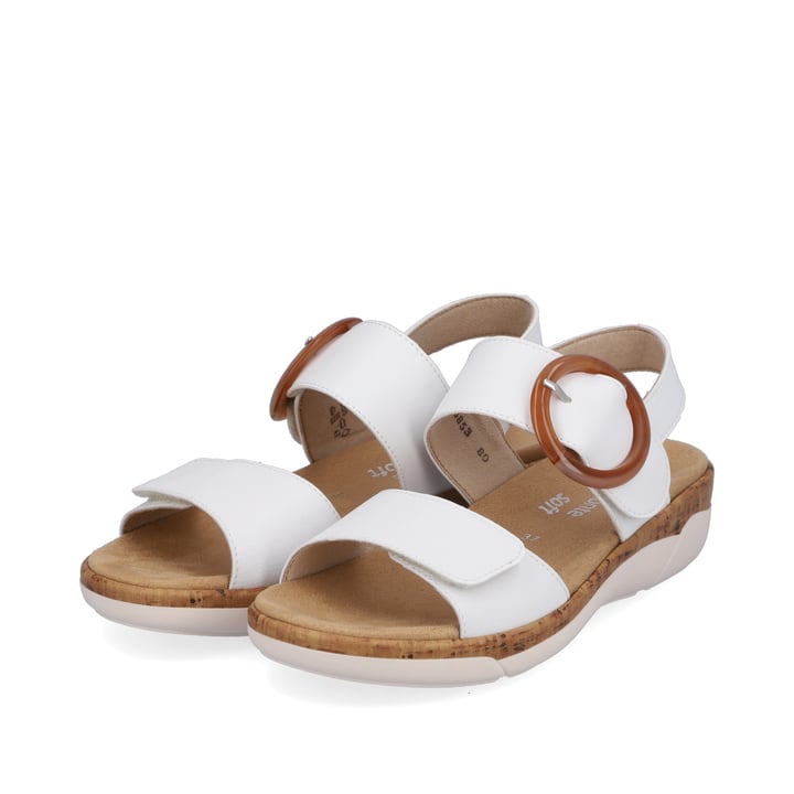 Remonte Artikelnummer R6853-80 remonte Damen Riemchensandalen edelweiß