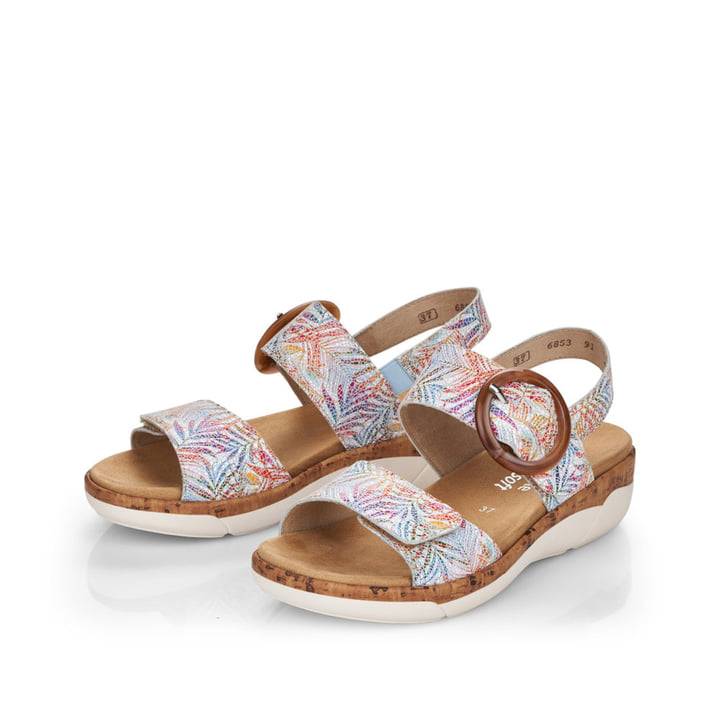 Remonte Artikelnummer R6853-91 remonte Damen Riemchensandalen buntgemustert