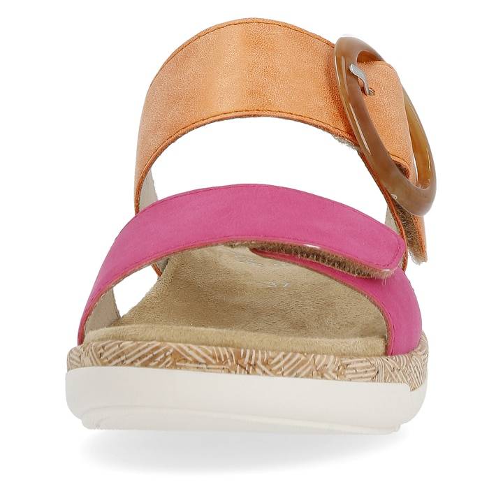 Remonte Artikelnummer R6858-38 Remonte Damen Pantoletten Apricot-magenta