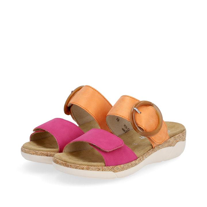Remonte Artikelnummer R6858-38 remonte Damen Pantoletten apricot-magenta