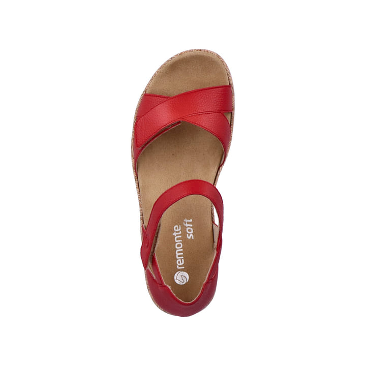 Remonte Artikelnummer R6859-33 Remonte Damen Riemchensandalen Rubinrot