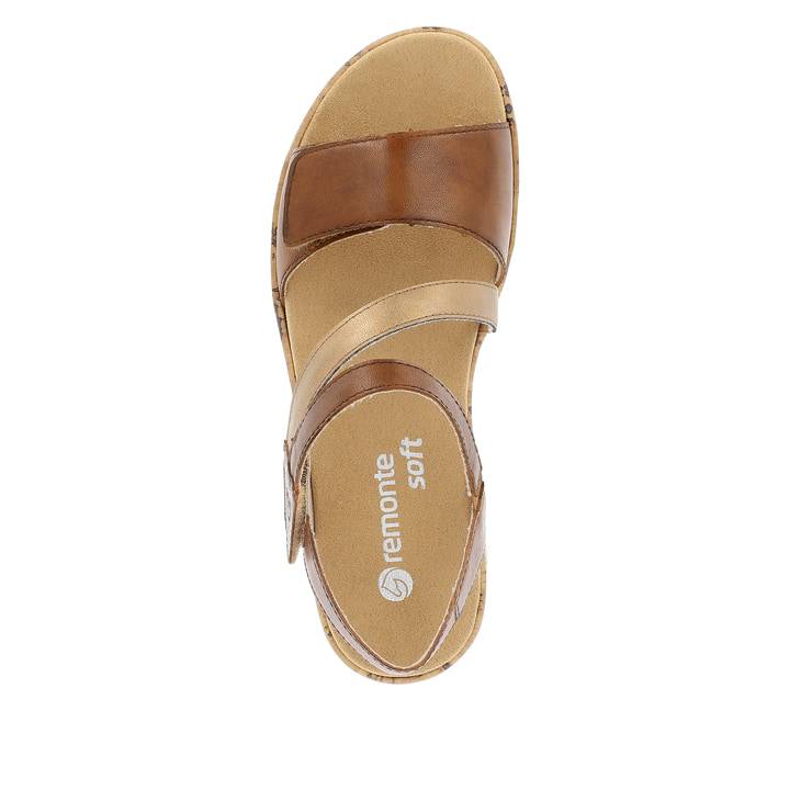 Remonte Artikelnummer R6860-24 Remonte Damen Riemchensandalen Nussbraun
