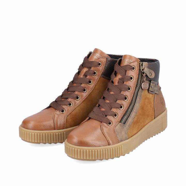 Remonte Artikelnummer R7997-24 remonte Damen Sneaker nougatbraun