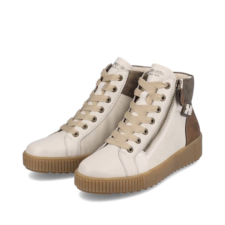 Remonte Artikelnummer R7997-80 remonte Damen Sneaker sternenweiß-braun