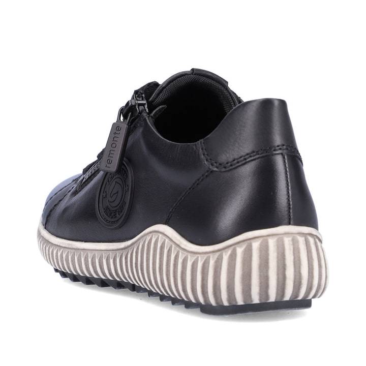 Remonte Artikelnummer R8201-01 Remonte Damen Schnürschuhe Asphaltschwarz