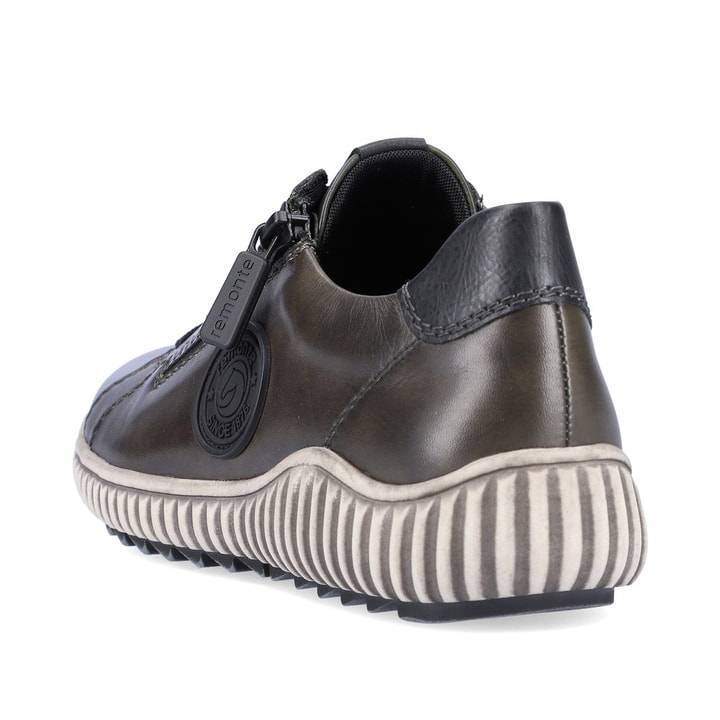 Remonte Artikelnummer R8201-52 Remonte Damen Schnürschuhe Grüngrau