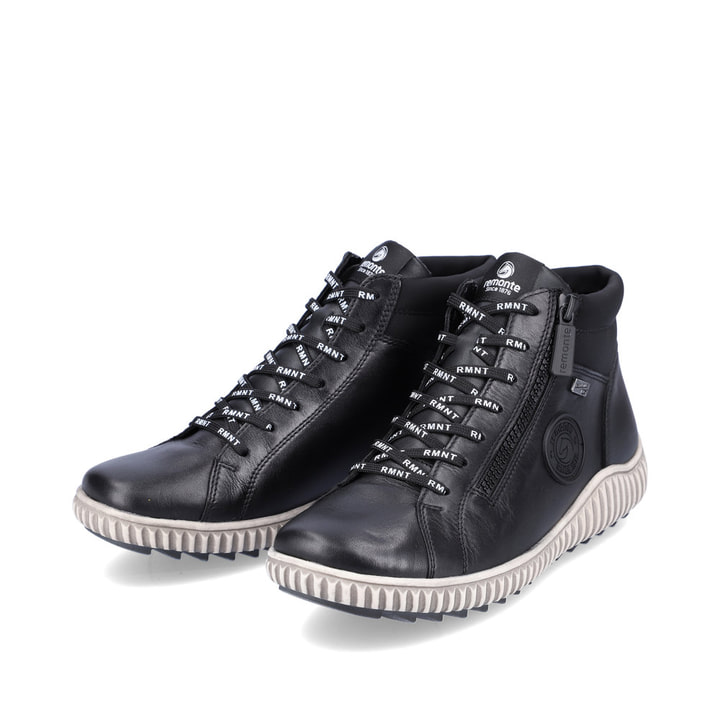 Remonte Artikelnummer R8272-01 remonte Damen Schnürschuhe asphaltschwarz