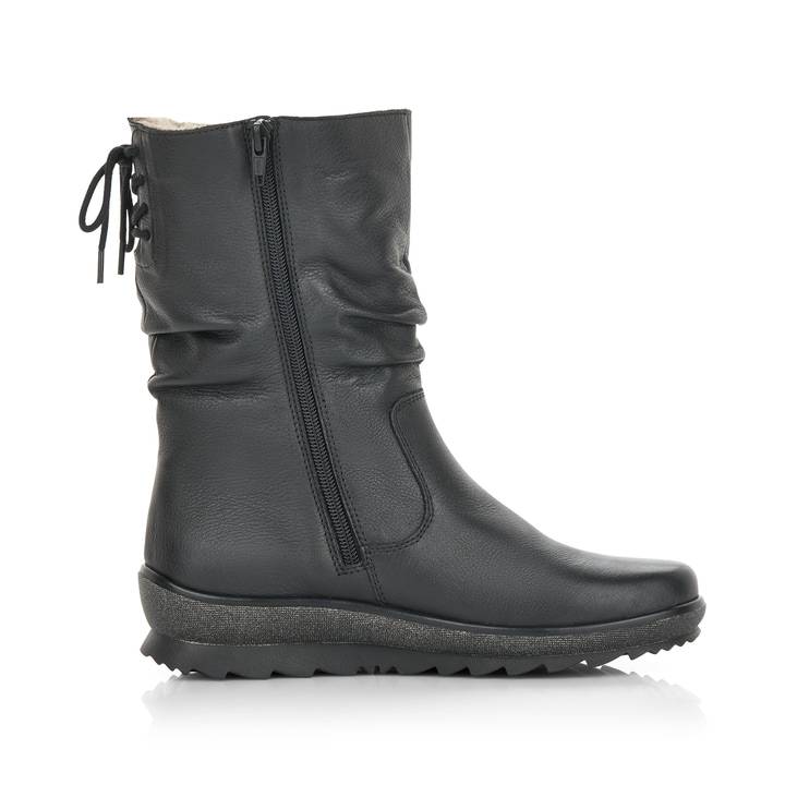 Remonte Artikelnummer R8471-01 Remonte Damen Hochschaftstiefel Tiefschwarz