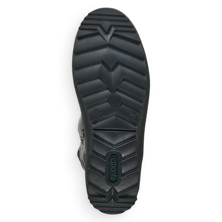 Remonte Artikelnummer R8475-01 Remonte Damen Hochschaftstiefel Tiefschwarz