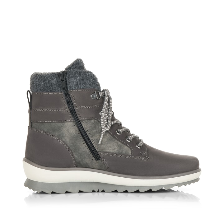 Remonte Artikelnummer R8477-45 Remonte Damen Schnürstiefel Granitgrau