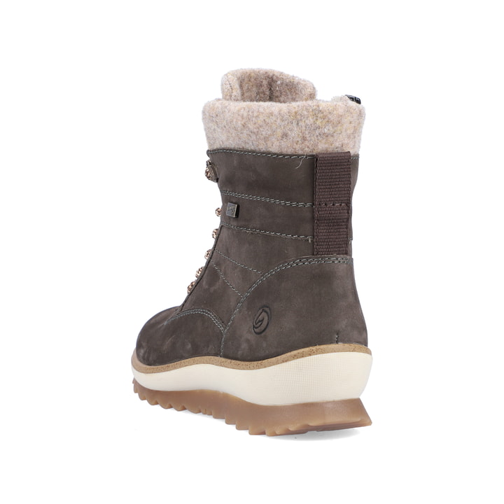 Remonte Artikelnummer R8477-46 Remonte Damen Schnürstiefel Asphaltgrau
