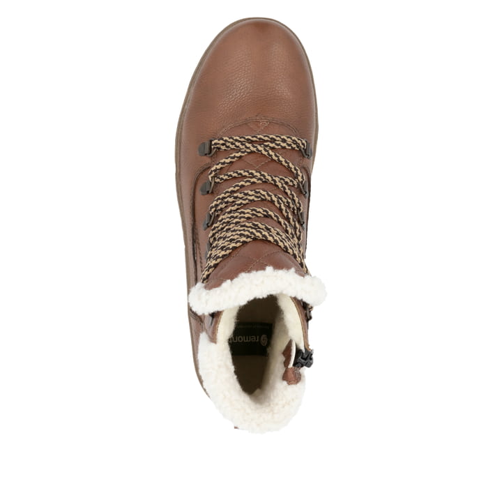 Remonte Artikelnummer R8485-24 Remonte Damen Schnürstiefel Noisette-edelweiß