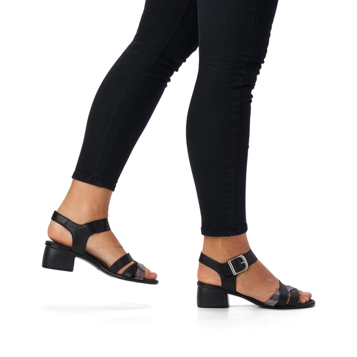 Remonte Artikelnummer R8766-00 Remonte Damen Riemchensandaletten Tiefschwarz