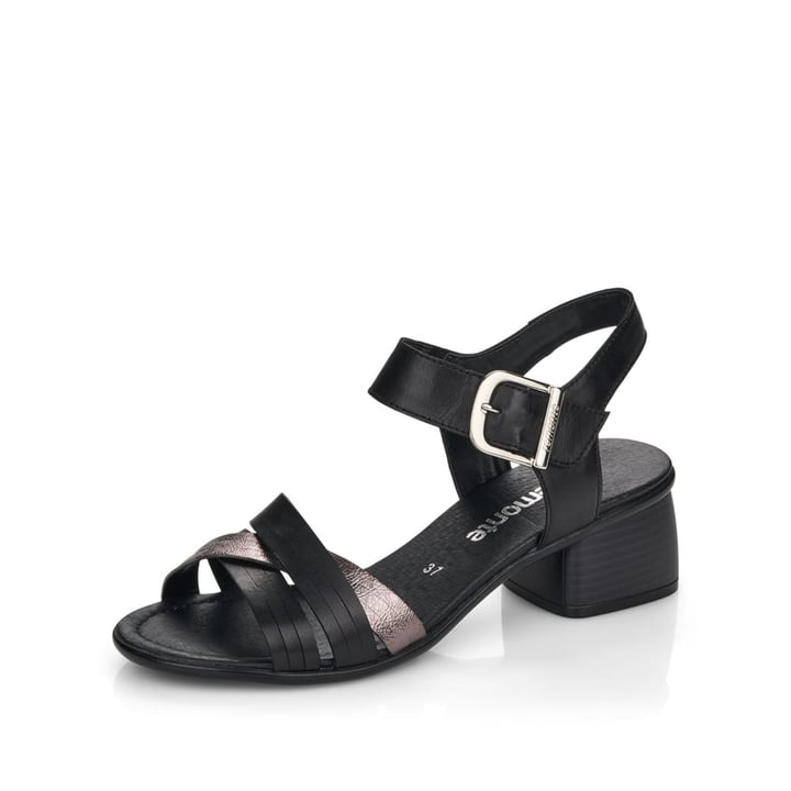 Remonte Artikelnummer R8766-00 Remonte Damen Riemchensandaletten Tiefschwarz