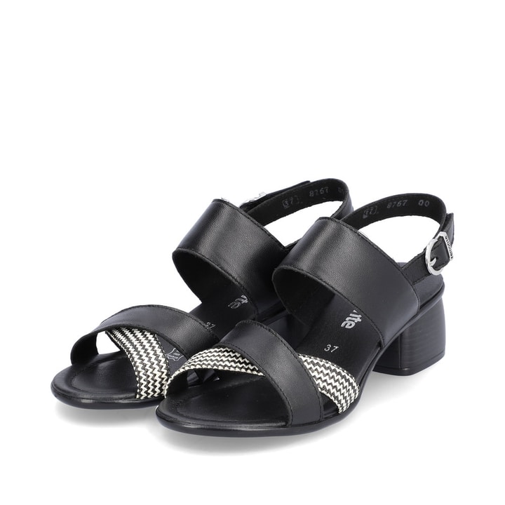 Remonte Artikelnummer R8767-00 remonte Damen Riemchensandaletten glanzschwarz