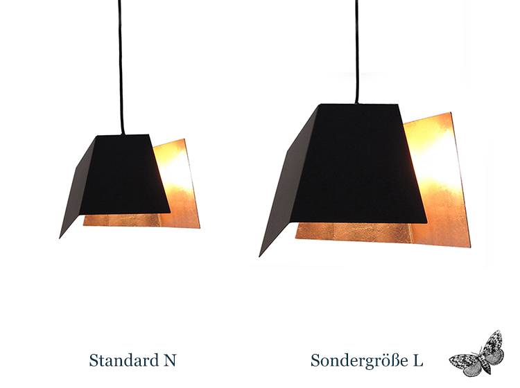 Renna Deluxe Falter // Pendelleuchte In Sondergröße L Mit KUPFER