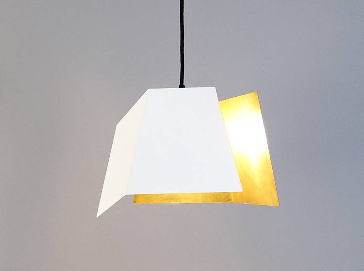 Renna Deluxe Falter // Pendelleuchte mit 24 Karat GOLD