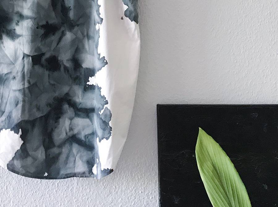 Renna Deluxe Hemdkleid Oversize Mit Schwarzem Klecks