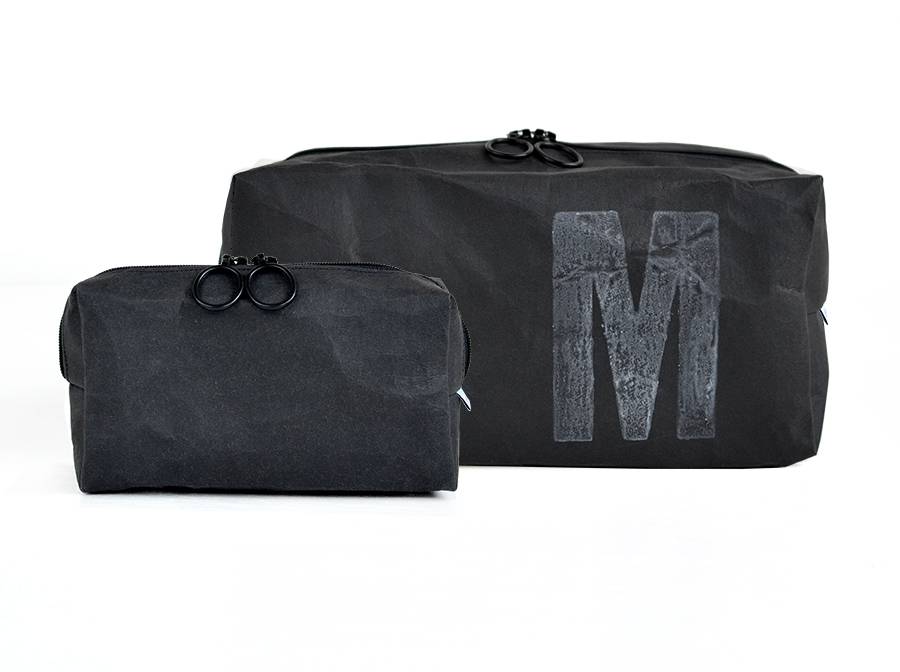 Renna Deluxe Kosmetiktasche Für Bartpflege Mit Monogramm