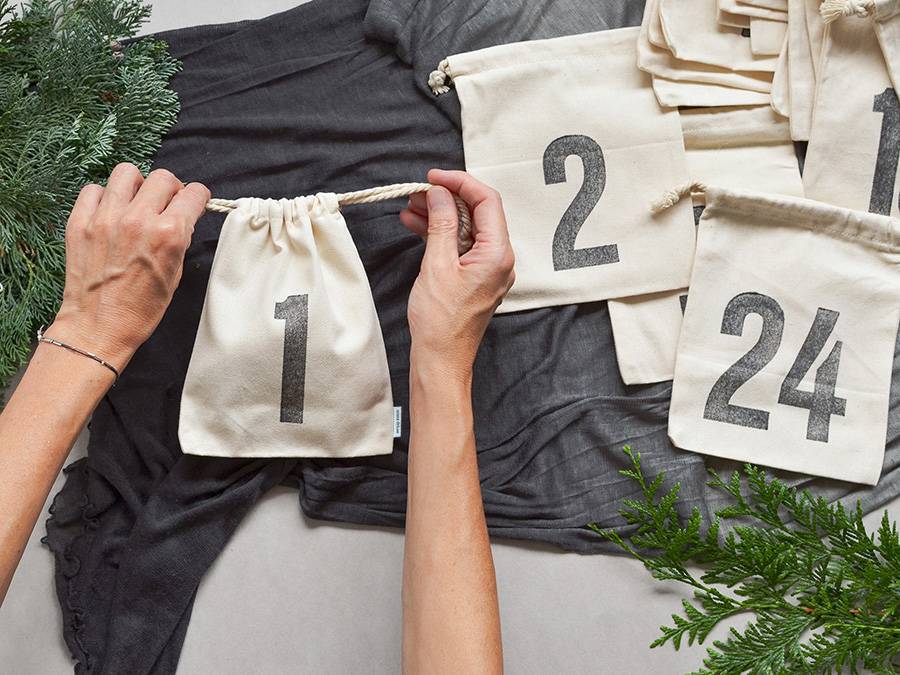 Renna Deluxe Nachhaltiger Adventskalender Aus Bio-Baumwolle