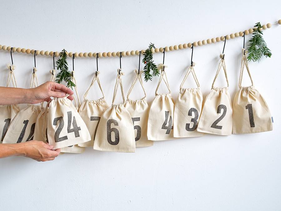 Renna Deluxe Nachhaltiger Adventskalender Aus Bio-Baumwolle