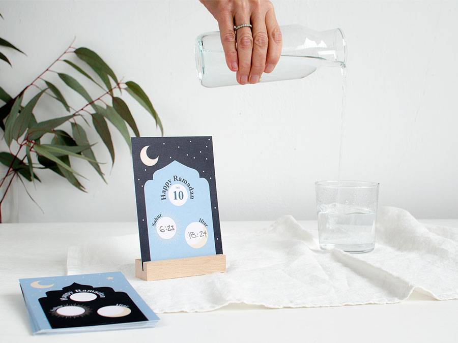 Renna Deluxe RAMADAN Kalender Karten Für Sahur Und Iftar