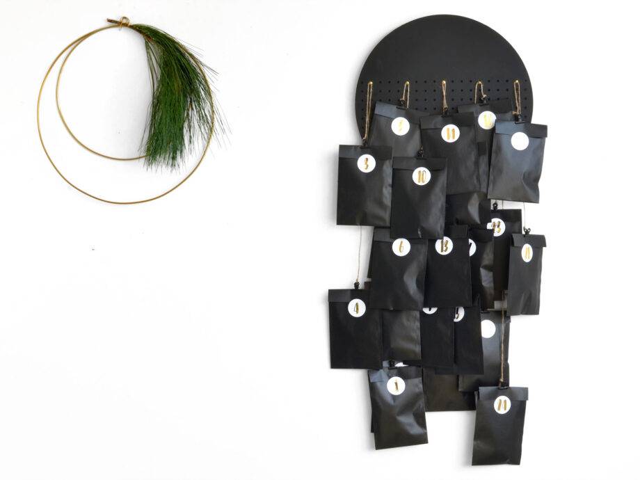 Renna Deluxe RAMADAN Kalender Zahlensticker Mit Schwarzen Tüten