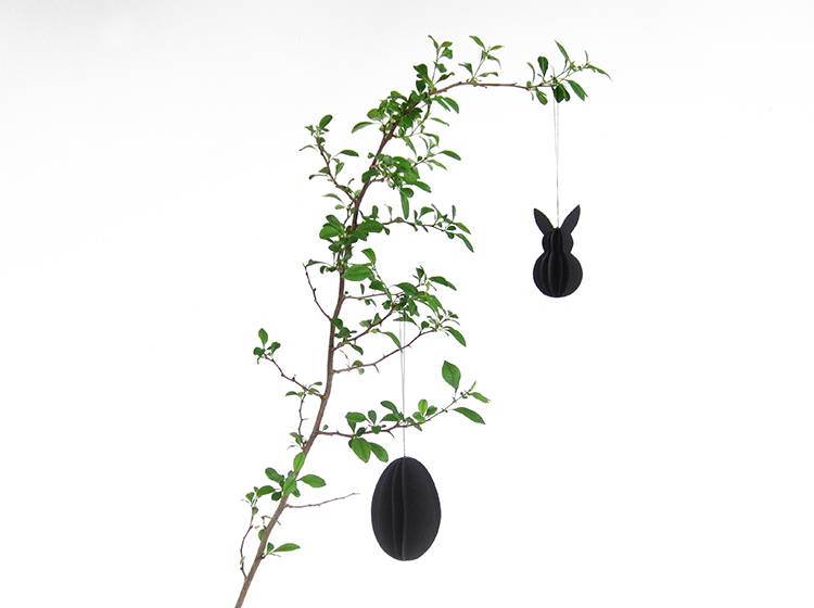 Renna Deluxe Anhänger Osterhase Schwarz