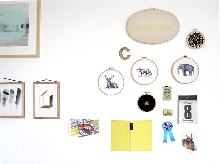 Renna Deluxe Anker _ Bild Im Stickrahmen