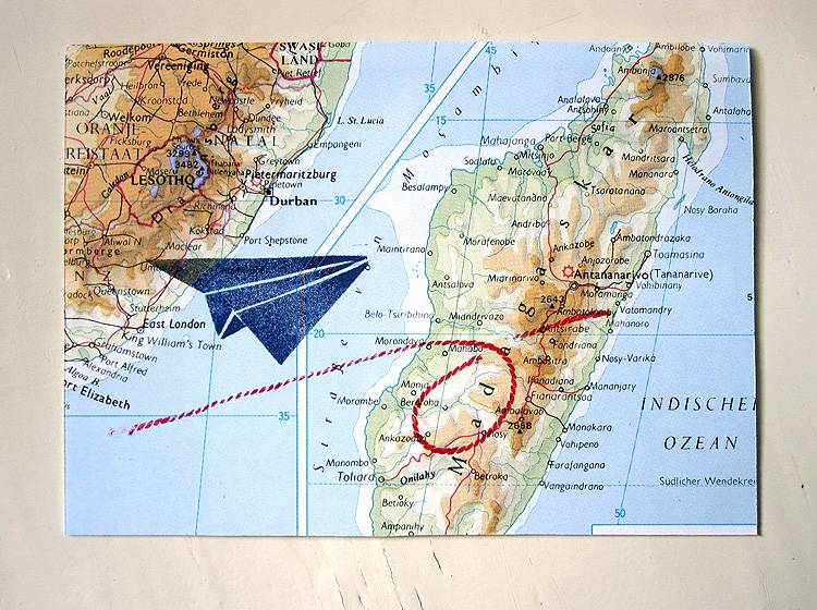 Renna Deluxe Atlas Karte Flieger Auf Weltreisen