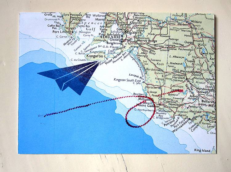 Renna Deluxe Atlas Karte Flieger Auf Weltreisen