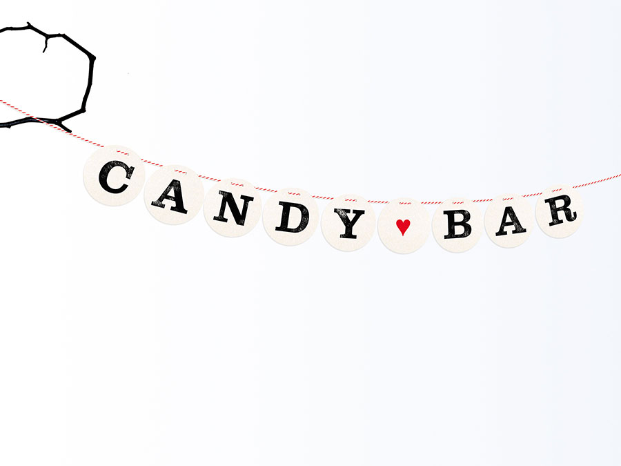 Renna Deluxe CANDY BAR Girlande