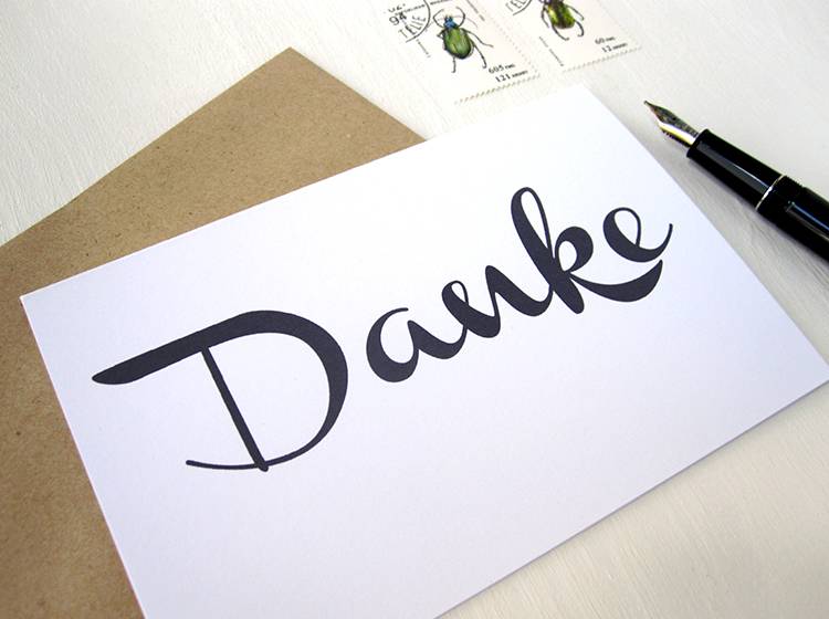 Renna Deluxe Danke // Klappkarte