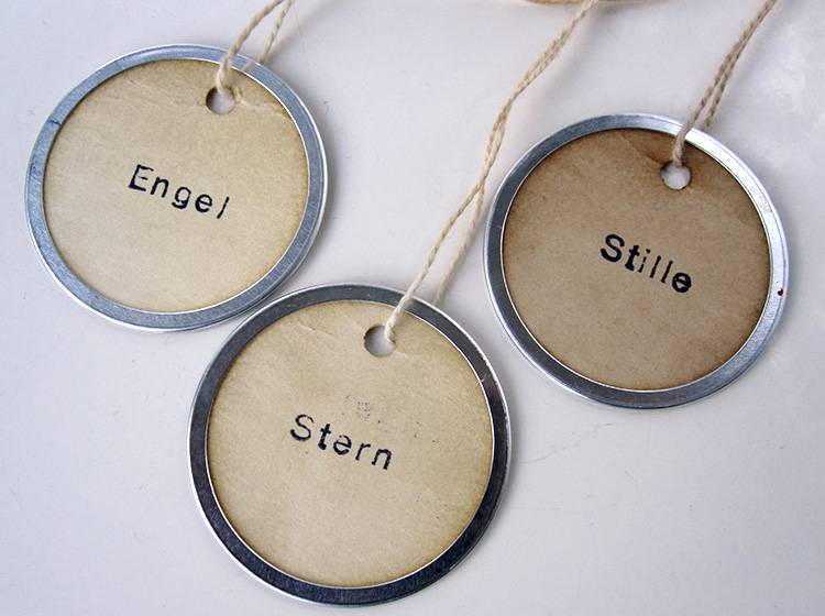 Renna Deluxe ENGEL STERN STILLE Weihnachtsanhänger