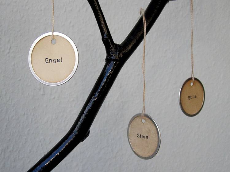 Renna Deluxe ENGEL STERN STILLE Weihnachtsanhänger