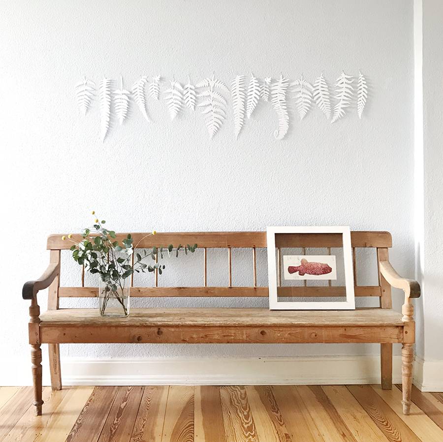 Renna Deluxe FARN Blätter Für Die Wand