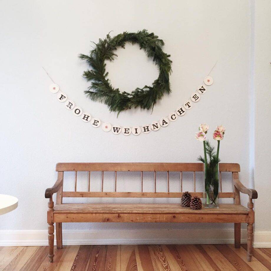 Renna Deluxe Frohe Weihnacht Girlande