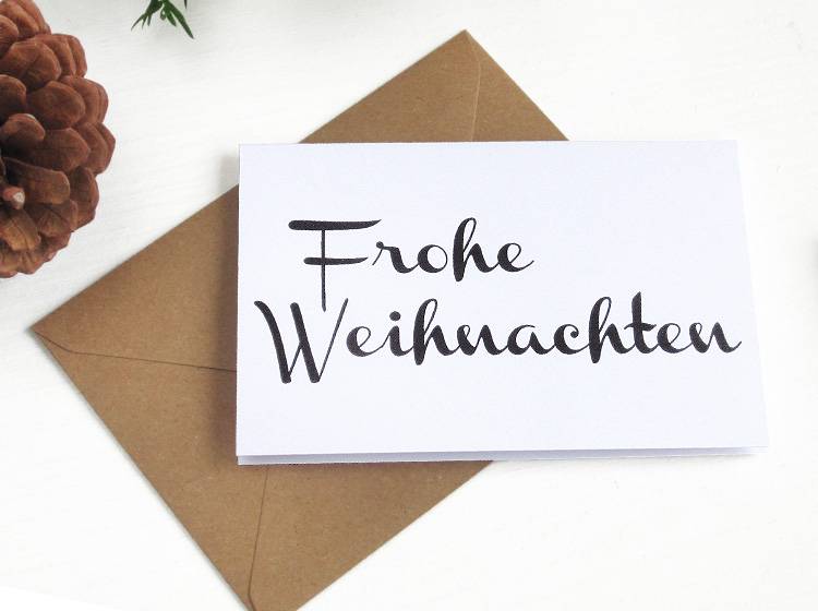 Renna Deluxe Frohe Weihnachten // Klappkarte