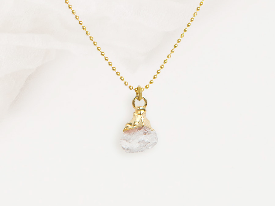 Renna Deluxe GEBURTSSTEIN April Kette Gold