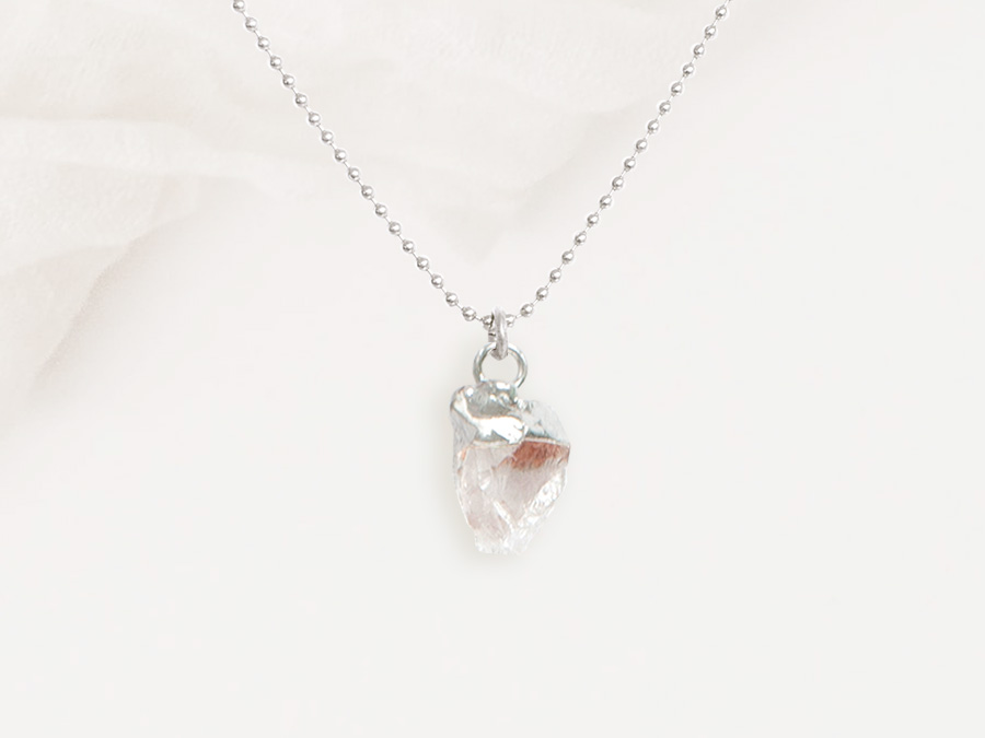 Renna Deluxe GEBURTSSTEIN April Kette Silber