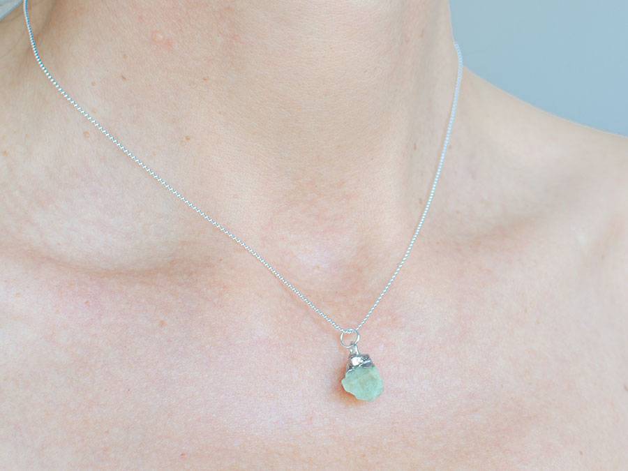 Renna Deluxe GEBURTSSTEIN Februar Kette Silber