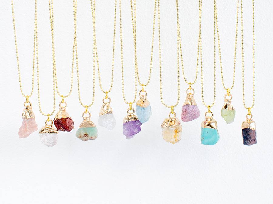 Renna Deluxe GEBURTSSTEIN Kette Gold